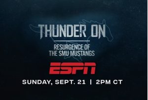 'Thunder On: Resurgence of the SMU Mustangs' chronicles SMU's dramatic fall from grace and long, improbable climb back to college football relevance